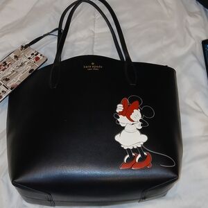 Kate Spade x Disney Minnie Mouse Tote  Wallet And Credit Card Holder Lanyard